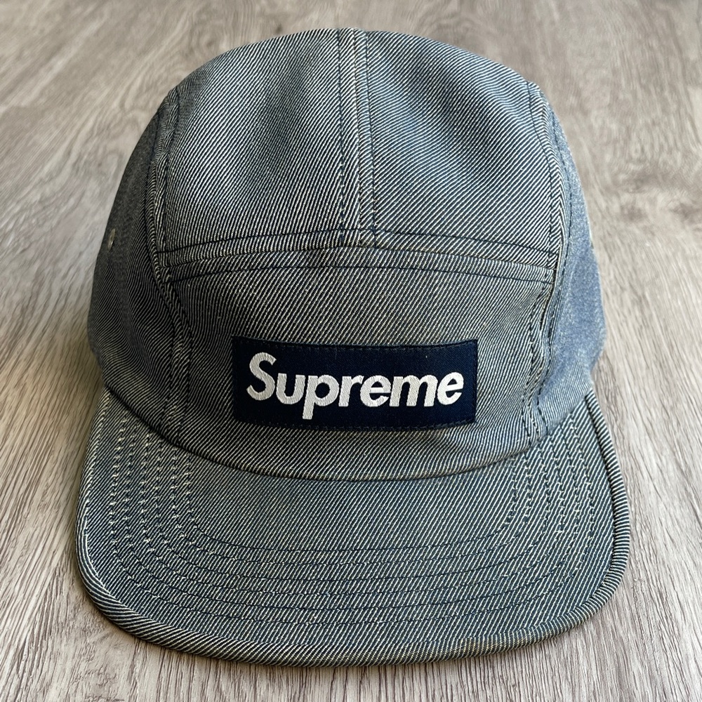 SUPREME RAILROAD CAP VINTAGE DENIM